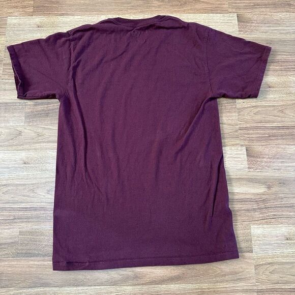 Champion Crew Neck Maroon Short Sleeve T-Shirt | Men Size Small - Picture 2 of 9